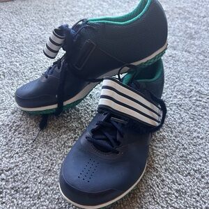 Adidas Dark Blue and Teal High Jump Spikes